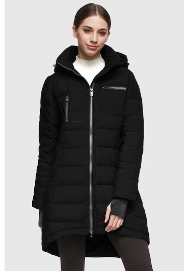 Kışlık Uzun Kadın Şişme Mont 001