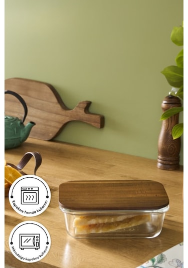 Karaca Karya Acacia Saklama Kabı 950 Ml