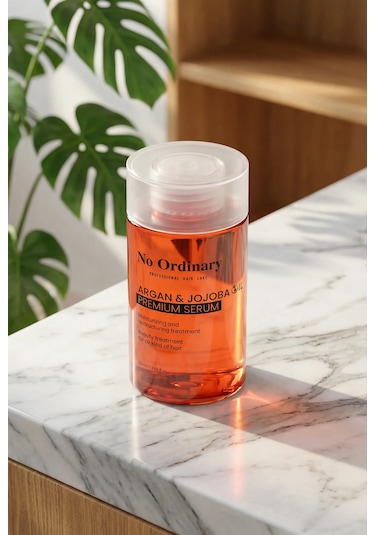 Premium Argan & Jojoba Içerikli Doğal Saç Bakım Yağı & Serum 100ml