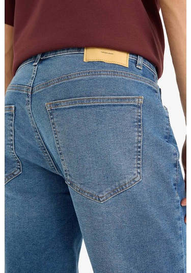 DeFacto Regular Fit Jean Bermuda Şort E5983AX25SMNM28