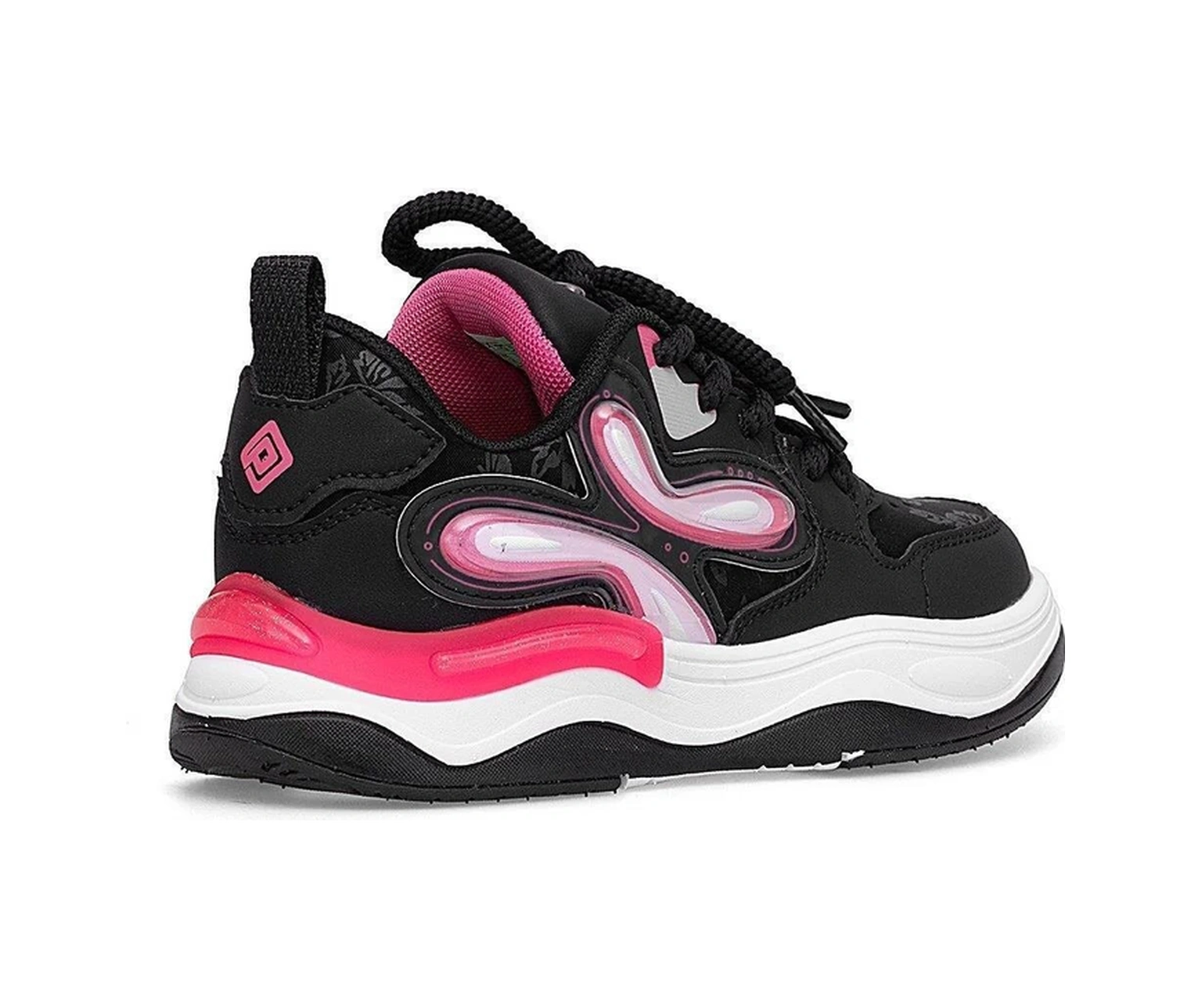 Pepino Fk25-1990 Siyah-fuşya Kız Çocuk Spor Ayakkabı Siyah