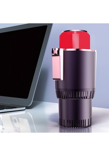 Suntek 2'li Araba Bardağı İçecek Isıtıcı Soğutucu Menekşe