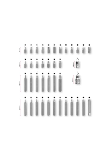 Einhell XL-CASE 40 Parça Bits Uç Seti - 49109032
