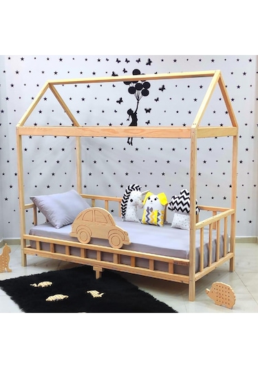 Markaawm Markaawm Montessori Yatak Luxury Arabalı Çocuk Karyola