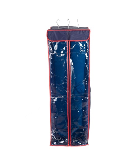 Sıa Gardrop İçi Asılabilir Elbise Dolabı Pvc Lacivert