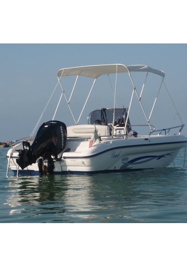 Bimini Model ,3 Kollu Portatif Tekne Tentesi En 140 Cm