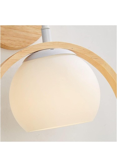 Yaratıcı Kuş Duvar Lambası Basit Yüzyıl Ortası Modern Beyaz Cam Beyaz