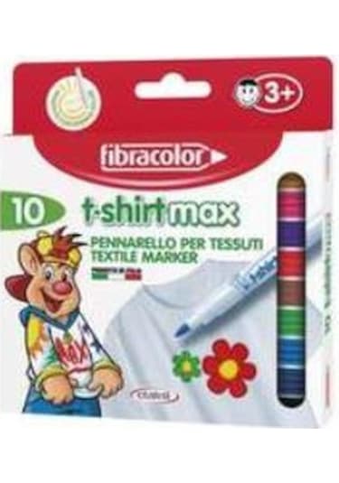 Fibracolor T-Shirtmax Tekstil Kalemi Set 10Lu
