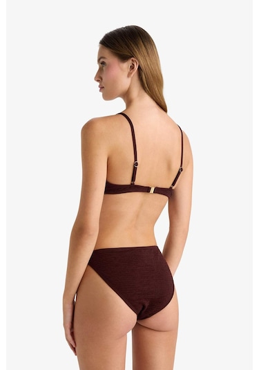 DeFacto Regular Fit Krinkıl Kumaş Bikini Altı-Fall in Love B6931AX24SMBN328