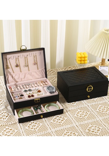 Mk-23 Mücevher Takı Kutusu - Bilezik Yüzük Takı Altın Kutusu