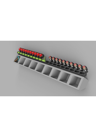 Minecraft Kalp Ve Kazma Temalı Envanter Slotu 30 Cm Uzunluğunda 3d Baskı Masaüstü Süs / Dekorasyon 30 CM