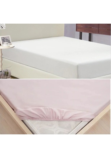 Ecosse Fitted Lastikli Çarşaf Seti %100 Pamuklu Gri