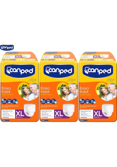 Canped Emici Külot Hasta Bezi XL Extra Large 24 Adet (3Pk*8)