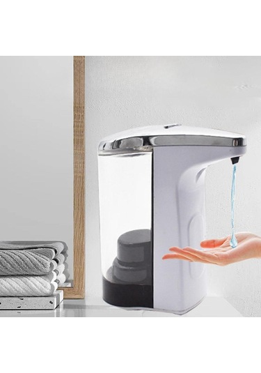 Suntek Otomatik Sabunluk, Akıllı Temassız El Sabunu Gümüş Diğer