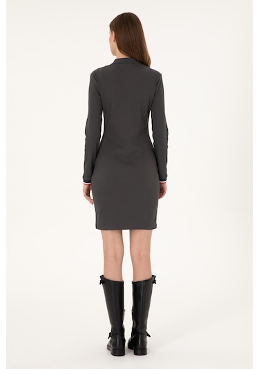 U.s. Polo Assn. Kadın Antrasit Elbise Örme 50299041-vr006 Antrasit