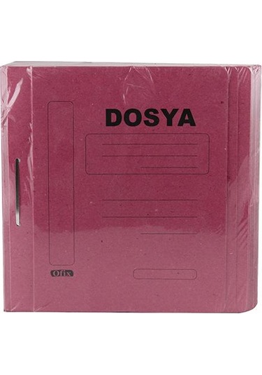 Ofix 96152 Tam Kapak Dosya Karton A4 50 Adet - Pembe