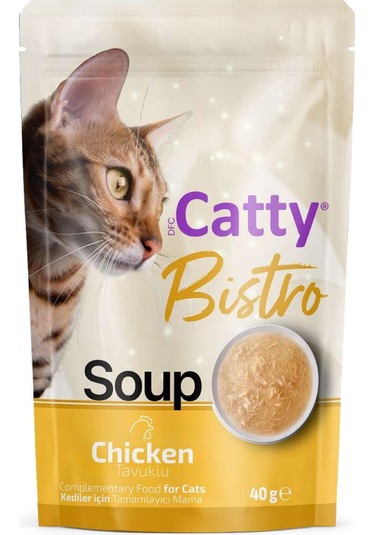 Catty Bistro Tavuklu Kedi Çorbası 40 Gr