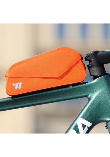 Jeemson Manyetik Kapaklı Su Geçirmez Bisiklet Çantası - 1l Kapasiteli, Kolay Erişim, 600d Tpu Malzeme, Portakal Rengi Turuncu