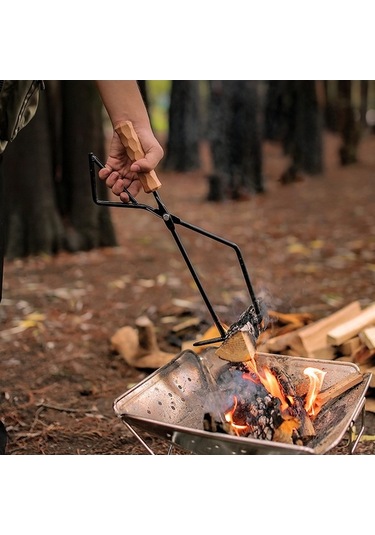 Tongxida Kömür Odun Tutucu Demir-çam Saplı Kamp Mangal Izgara Çekiçi Farklı Renkler Çok Renkli