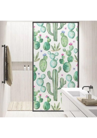 Pazly Tropikal Suntek Stil Lekeli Gizlilik Filmi Etiket Cam Buzlu 1. By Ahşap