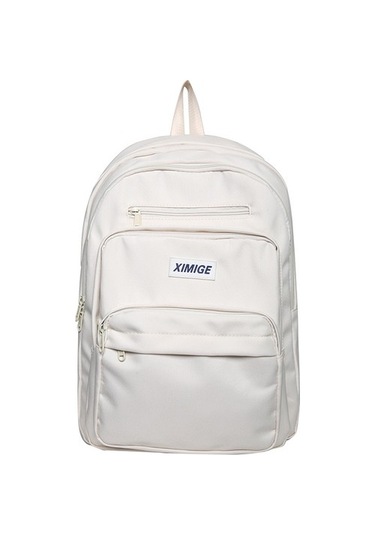 Goldenqian Rahat Tarzı Kızlar Basit Sırt Çantası S5efs5 Beyaz - Beyaz