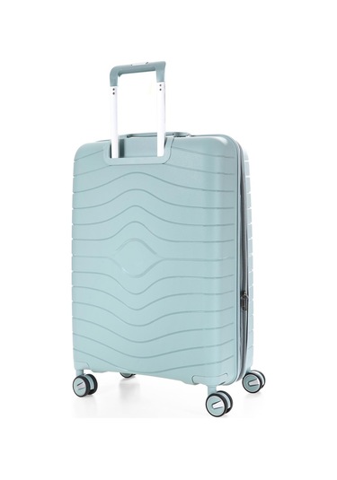 Ççs 5242 Polipropilen Körüklü Orta Boy Valiz-mavi Mavi