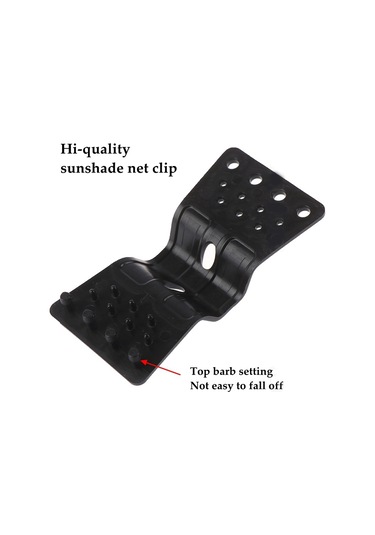 Sones 50 Adet / Paket Güneşlik Ağ Klipsi Bahçe Sera Ağ Gölgelik Kumaş Bağlantı Elemanı