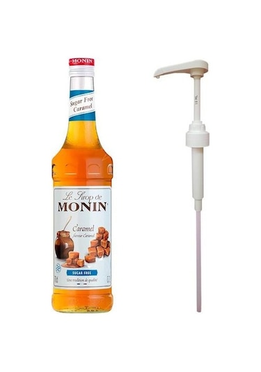 Selanikli Monin Kokteyl Surup Pompa Beyaz Monin 700 ML Cam Şişeler Uyumlu 10 ML Pompalama