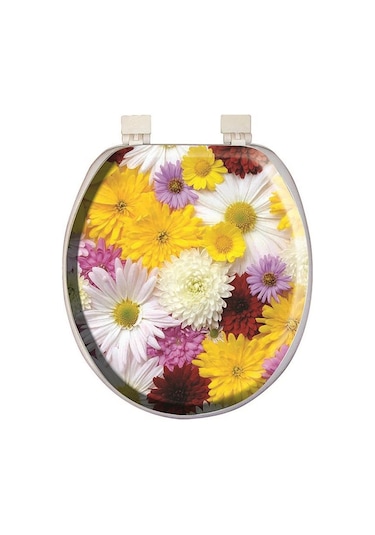 Softy Classic Desenli Yumuşak Klozet Kapağı Beyaz 8691580104961