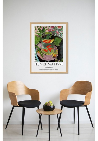 Dekorize Mdf 3 Mm Çerçeve Görünümlü Henri Matisse Tablo 30405 30 X 40