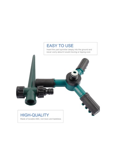Konesam 360 Dönen Abs Bahçe Fıskiyesi - Geniş Sulama Alanı, Dayanıklı Ve Pratik