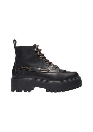 B0a27yzw021-r Timberland Stone Street Mıd Lace Up Boot Kadın Bot Ve Çizme Siyah B0a27yzw021-r Siyah