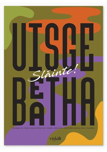 Anason İşleri Sláinte Renkli Poster 50x70cm
