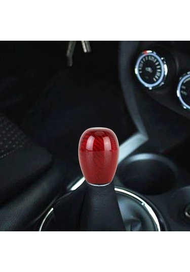 Wondernest Yumurta Vites Topuzu Tipi Stil Sones Otomatik Ördek Kısa Kırmızı Karbon Kafası Fiber Dişli Desen Araba Ka Kırmızı