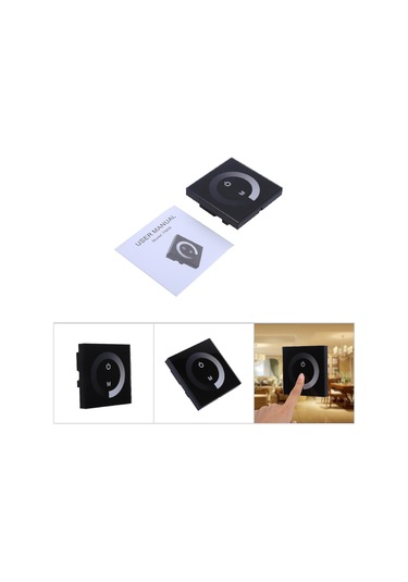 Fosenze Led Tek Renk Işık Şeridi Parlaklık Regülatörü, Dokunmatik Panel, Dc 12v-24v, 4a, 192w Beyaz