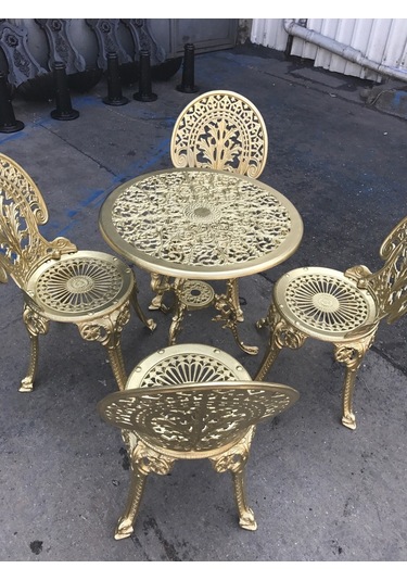 Aluminyumdokumcu Osmanlı Altın Renk Takım 4+1 Altın