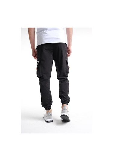 Oksit Destry Slim Fit Kort Paraşüt Kargo Cepli Erkek Eşofman Alt 001