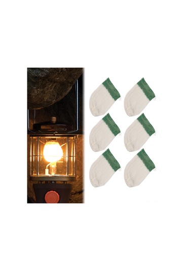 Kangvka 20 Adet Rayon Gaz Lambası Manto, Dayanıklı Yüksek Sıcaklık Direncili, Kamp Ve Açık Hava Kullanıma Uygun, Kolay Kurulum Lambalar Aksesuarı Diğer