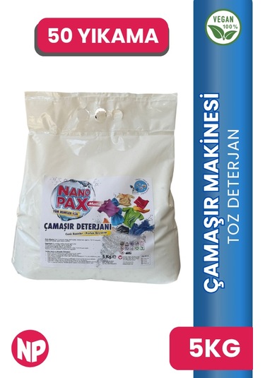 Nanopax Çamaşır Makinesi Toz Deterjanı 5 KG