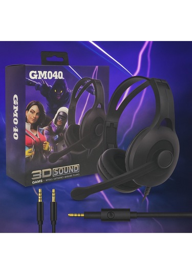 Yurdugül Kulaklık Mikrofonlu 3d Ses, 3.5mm Jack, Pc Ve Konsol Uyumlu Diğer