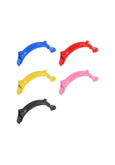 7 Adet / Paket Xiaomi M365 / 1s / M365 Pro / M365 Pro 2 Elektrikli Scooter Dönüşüm Kiti Arka Çamurluk Fren Jant Kapağı Yedek Aksesuar - Sarı