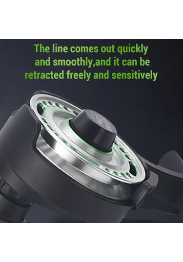 Lemestar Sol Elle Metal Gövde Buz Balıkçılığı Reeli - 2.8:1 Dişli Oranı, 193g Hafif Tasarım