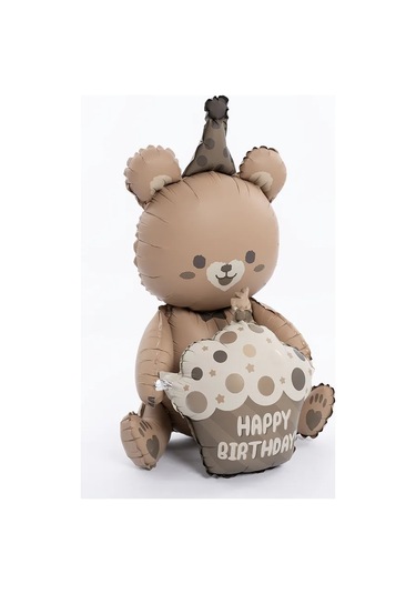 Davajdarit' Folyo Kaplama Kalp Desenli 3d Renkli Balon 66cm 305503781 GRİ