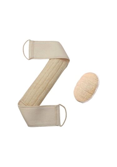 Homyl 2 Adet Lif Kabağı Geri Scrubber / Vücut Pad Yeniden