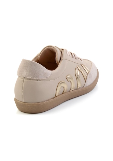 Ekru Bej Kadın Sneaker K01179888809 Ekru