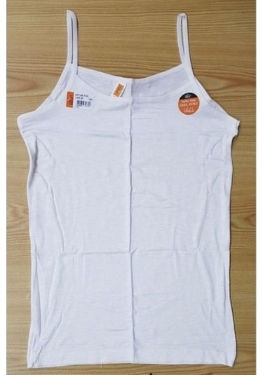 Ilke Kadın Likralı Flamlı Ince Askılı Atlet 227 - 6 Adet