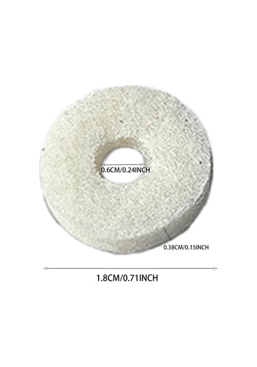 Homyl 10 Adet Parmak Düğmeleri Keçe Rondelalar, Yastık,