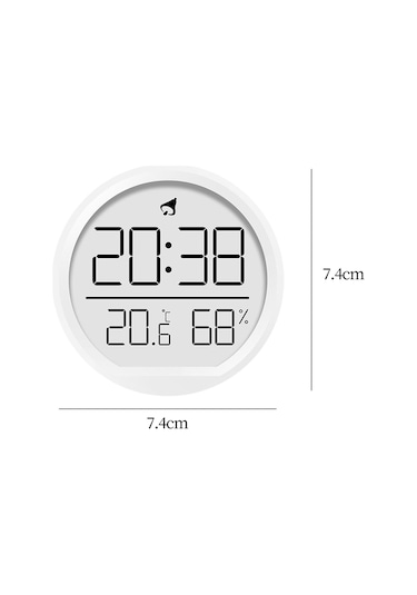 Suntek Dijital Duvar Saati Başucu Saati 2.9inç Pille Çalışan