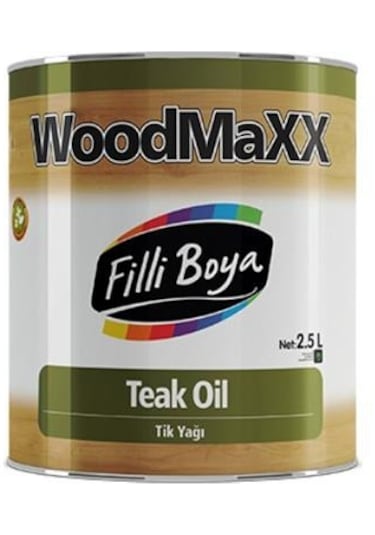 Filli Boya Woodmax Tik Yağı 2.5 Lt.