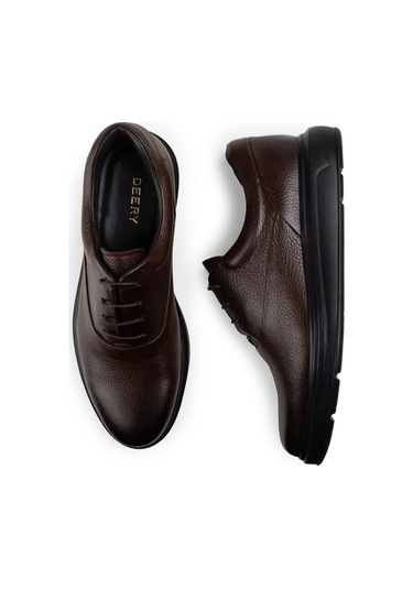Deery Hakiki Deri Kahverengi Günlük Erkek Ayakkabı-Kahverengi (539893203) Kahverengi